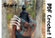 Carí Keyhole Scarf Crochet Pattern Carí Keyhole Scarf Crochet Pattern