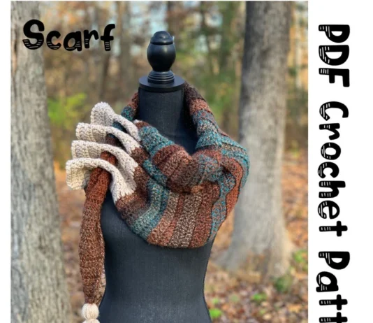 Carí Keyhole Scarf Crochet Pattern Carí Keyhole Scarf Crochet Pattern