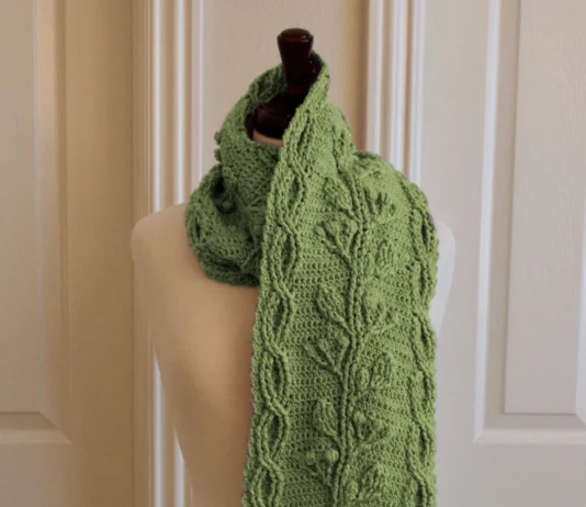 Celtic Garden Crochet Scarf Pattern Celtic Garden Crochet Scarf Pattern