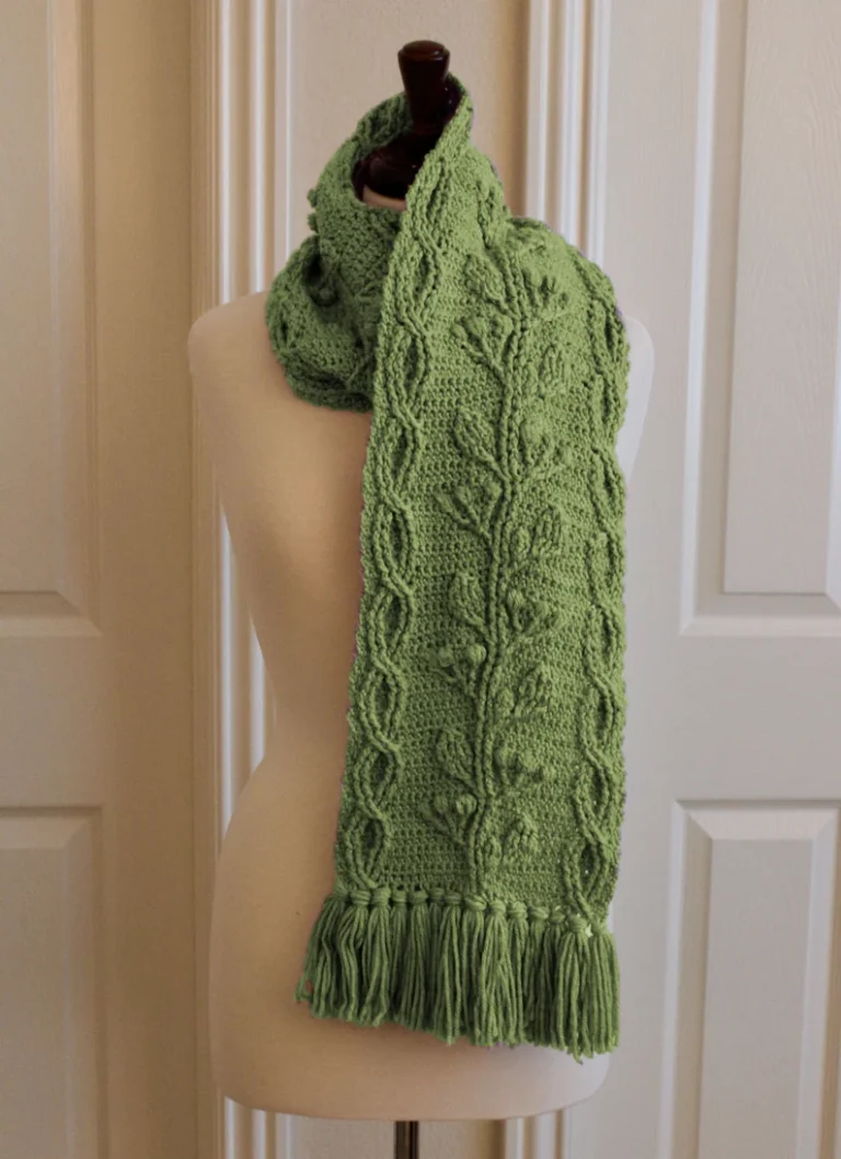 Celtic Garden Crochet Scarf Pattern