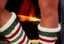 Christmas Candy Cane Socks Crochet Pattern Christmas Candy Cane Socks Crochet Pattern