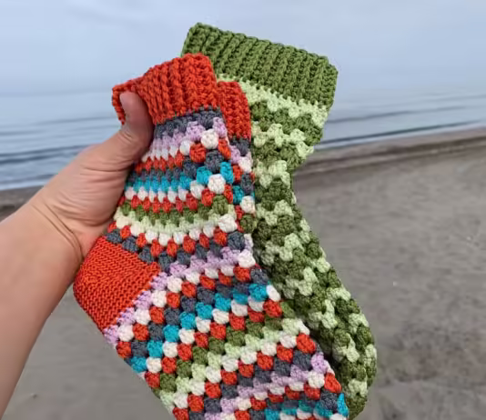 Crochet Granny Socks Pattern Crochet Granny Socks Pattern