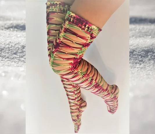 Crochet Pattern for Thigh High Socks Crochet Pattern for Thigh High Socks