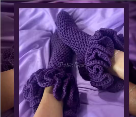 Crochet Ruffle Sock Pattern Crochet Ruffle Sock Pattern