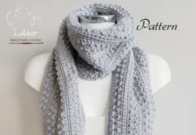 Easy Crochet Long Scarf Pattern PDF Easy Crochet Scarf Pattern PDF