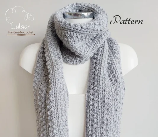 Easy Crochet Long Scarf Pattern PDF Easy Crochet Scarf Pattern PDF