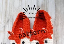 Fox-in-Socks Crochet Slipper Pattern Fox-in-Socks Crochet Slipper Pattern