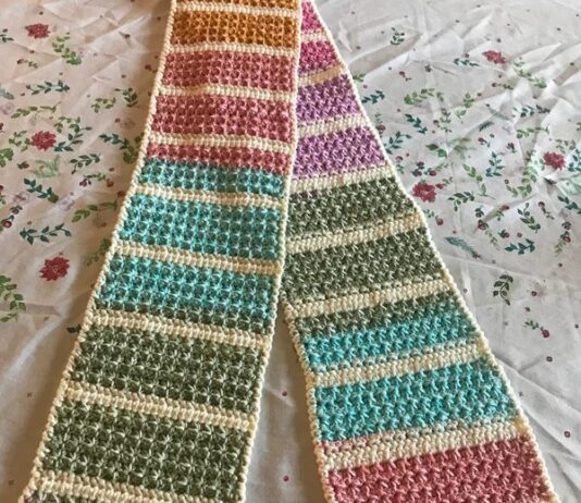 Granny Stripe Scarf Crochet Pattern Granny Stripe Scarf crochet pattern