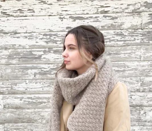 Modern and Textured Crochet Wrap Scarf Pattern Crochet Wrap Scarf Pattern