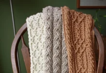 Mountain Range Scarves Crochet Pattern Mountain Range Scarves Crochet Pattern Set