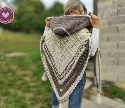 Nova Hooded Triangle Shawl Crochet Pattern Nova Hooded Triangle Shawl Crochet Pattern