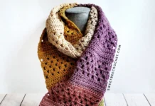 One Skein Granny Rows Scarf Crochet Pattern One Skein Granny Rows Scarf Crochet Pattern