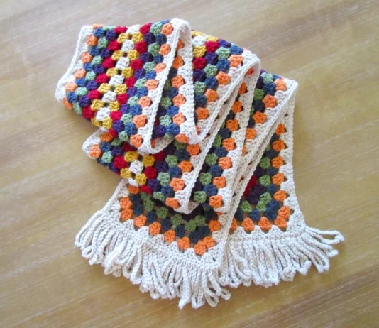 PDF Fall for Granny Scarf Crochet Pattern PDF Fall for Granny Scarf Crochet Pattern