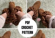 Cozy Ruffle Crochet Socks Pattern Ruffle Crochet Socks Pattern