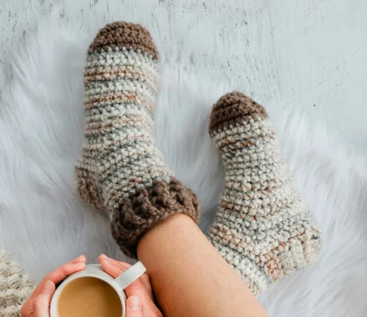 Snuggly Slipper Socks Crochet Pattern Snuggly Slipper Socks Crochet Pattern