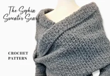Sophia Sweater Scarf Crochet Pattern Sophia Sweater Scarf Crochet Pattern
