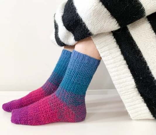 Step On Crochet Sock Pattern Step On Crochet Sock Pattern