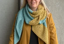 Yarn and Colors Crochet Slanted Scarf Pattern Yarn and Colors Crochet Slanted Scarf Pattern