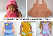 14 Inch Doll Clothes Crochet Patterns Free 14 inch doll clothes crochet patterns free