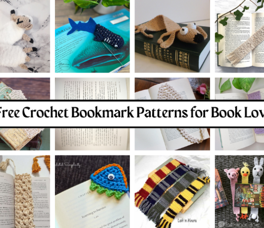 30 Free Crochet Bookmark Patterns for Book Lovers crochet bookmark patterns