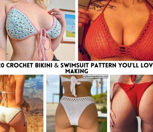 20 Crochet Bikini & Swimsuit Pattern You’ll Love Making 20 Crochet Bikini & Swimsuit Pattern You'll Love Making