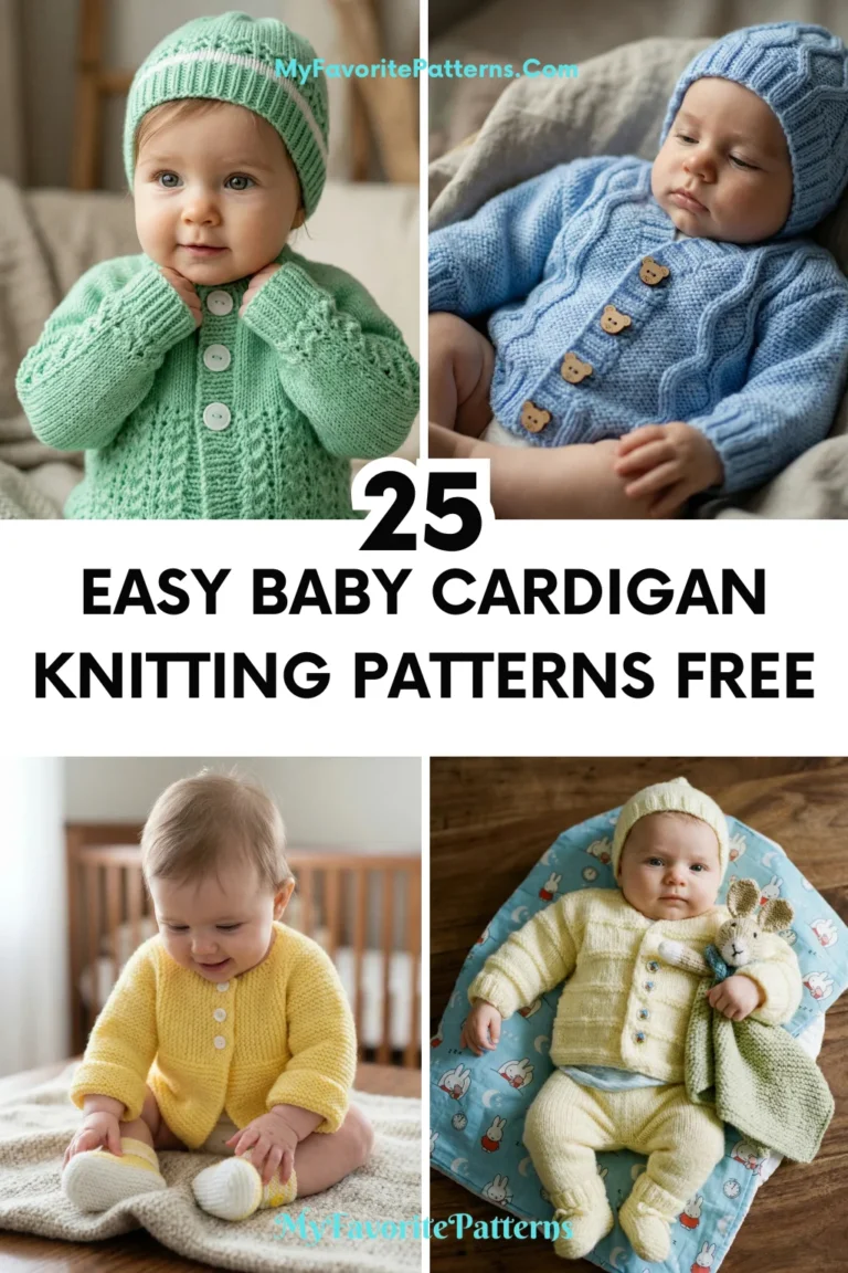 Easy Baby Cardigan Knitting Patterns Free