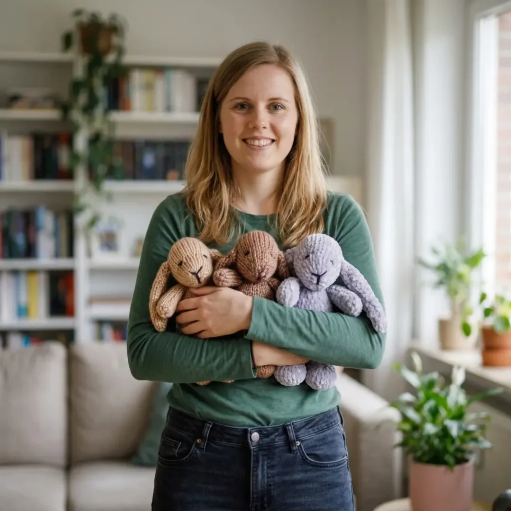 Baby Bunny and Crib Pattern