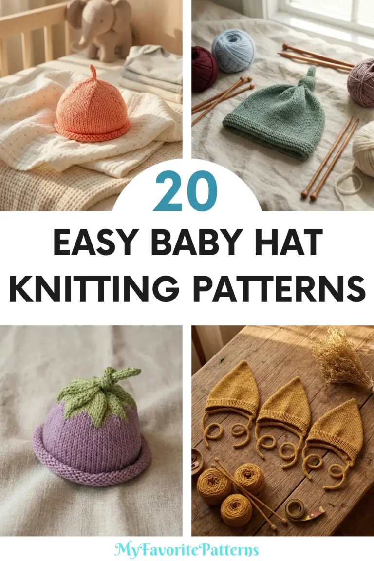 Baby Hat Knitting Pattern