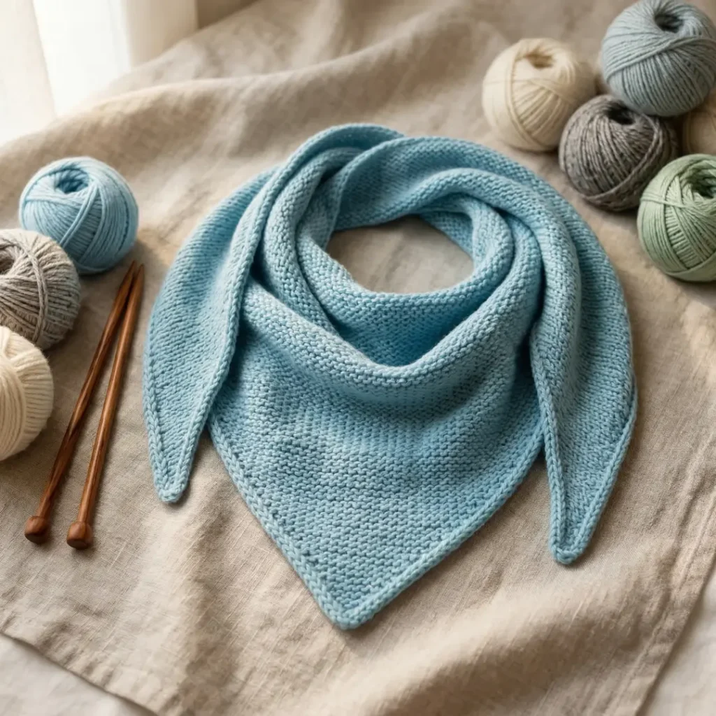 Beginner Friendly Triangle Scarf