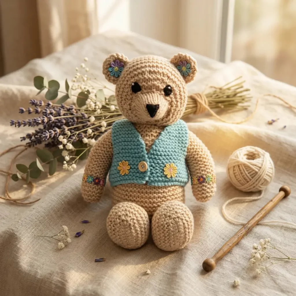 Beginner Garter Stitch Teddy