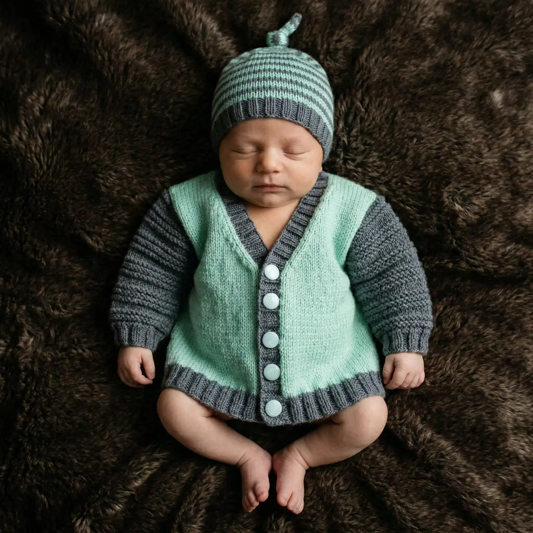 Bubbles Cardigan Free Knitting Pattern