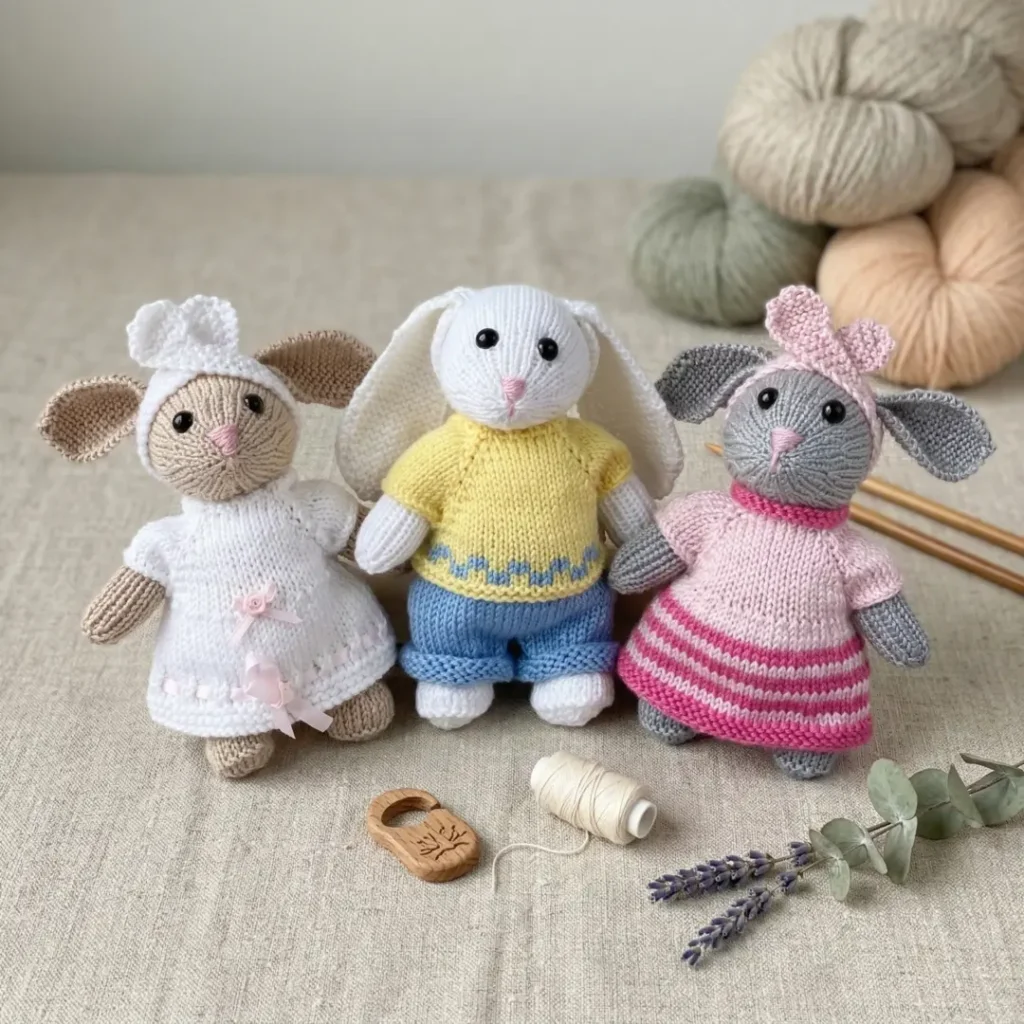 Bunny with Mix-and-Match Clothes