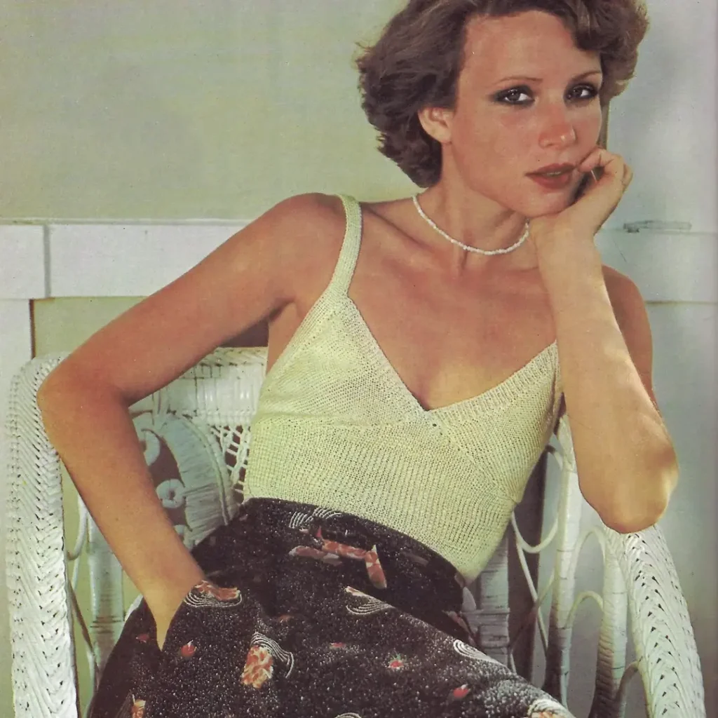 Cami Style Knit Crop Top