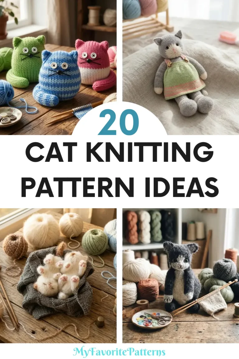 Cat Knitting Pattern