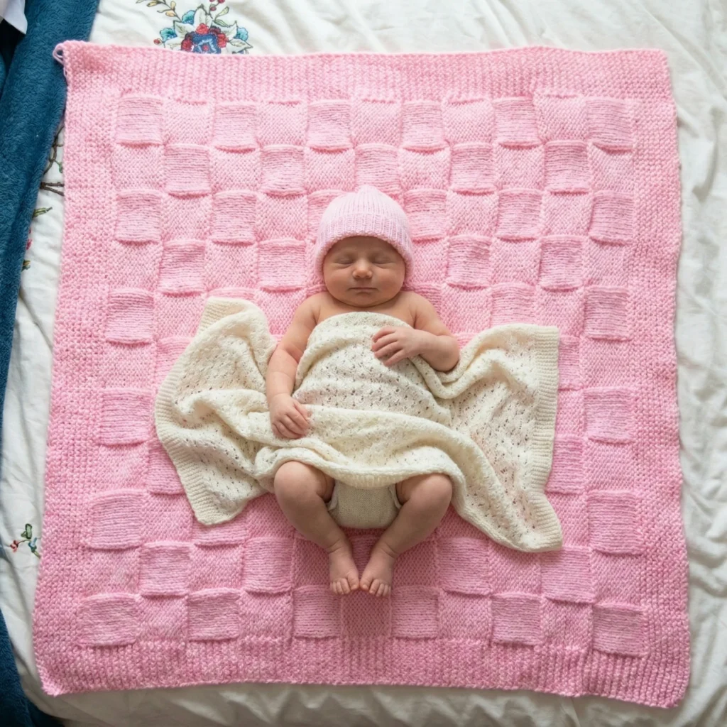 Checkers Baby Blanket