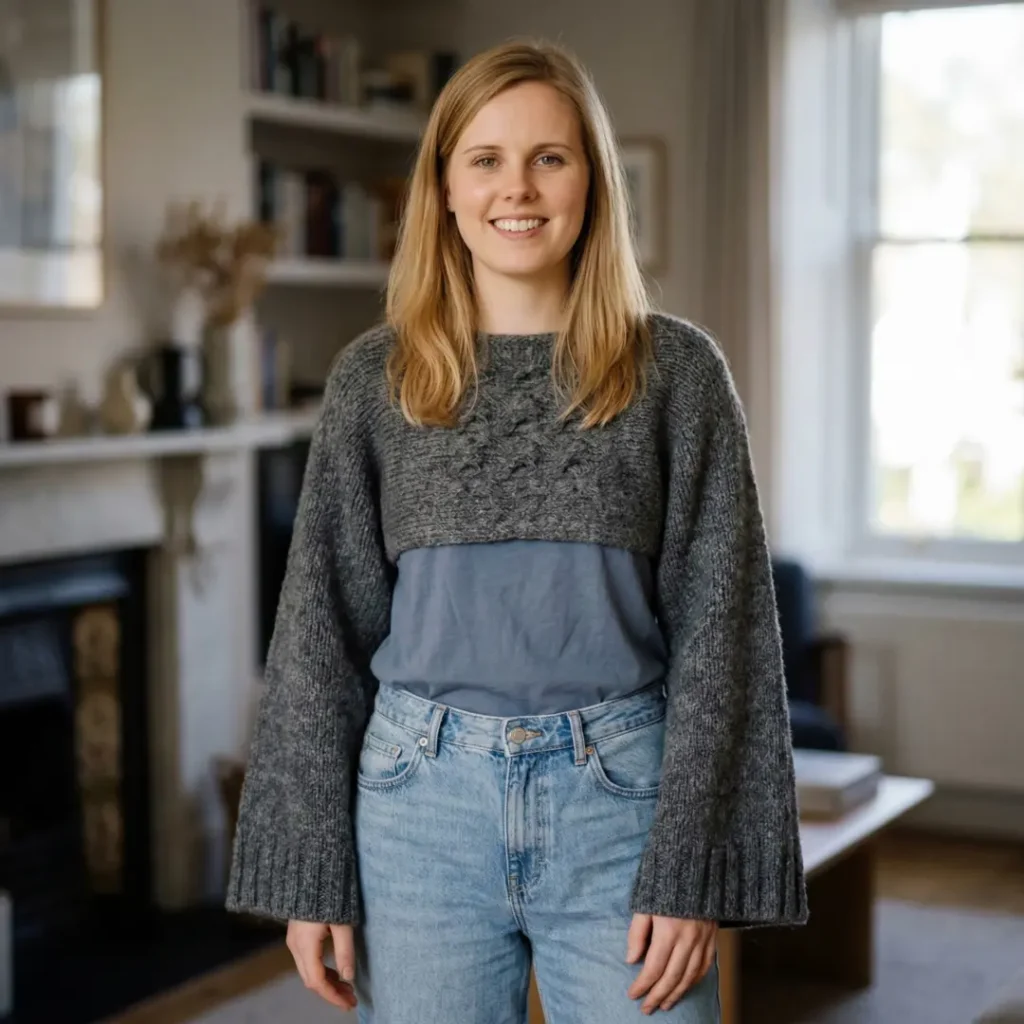 Chunky Cropped Sweater Shrug