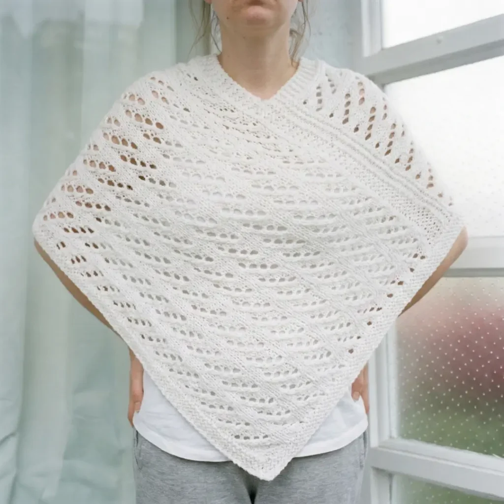 Chunky Lace Poncho
