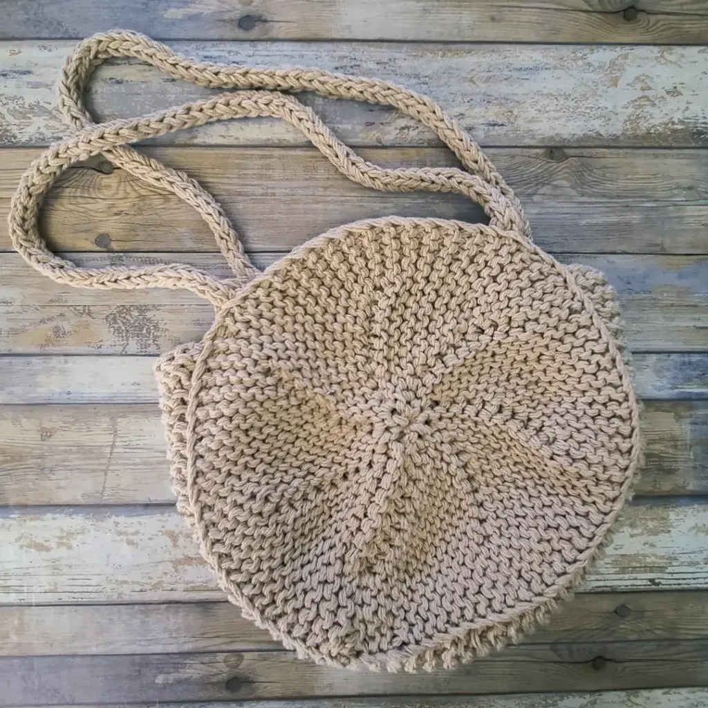 Circle Beach Bag Circle Beach Bag Knitting Pattern