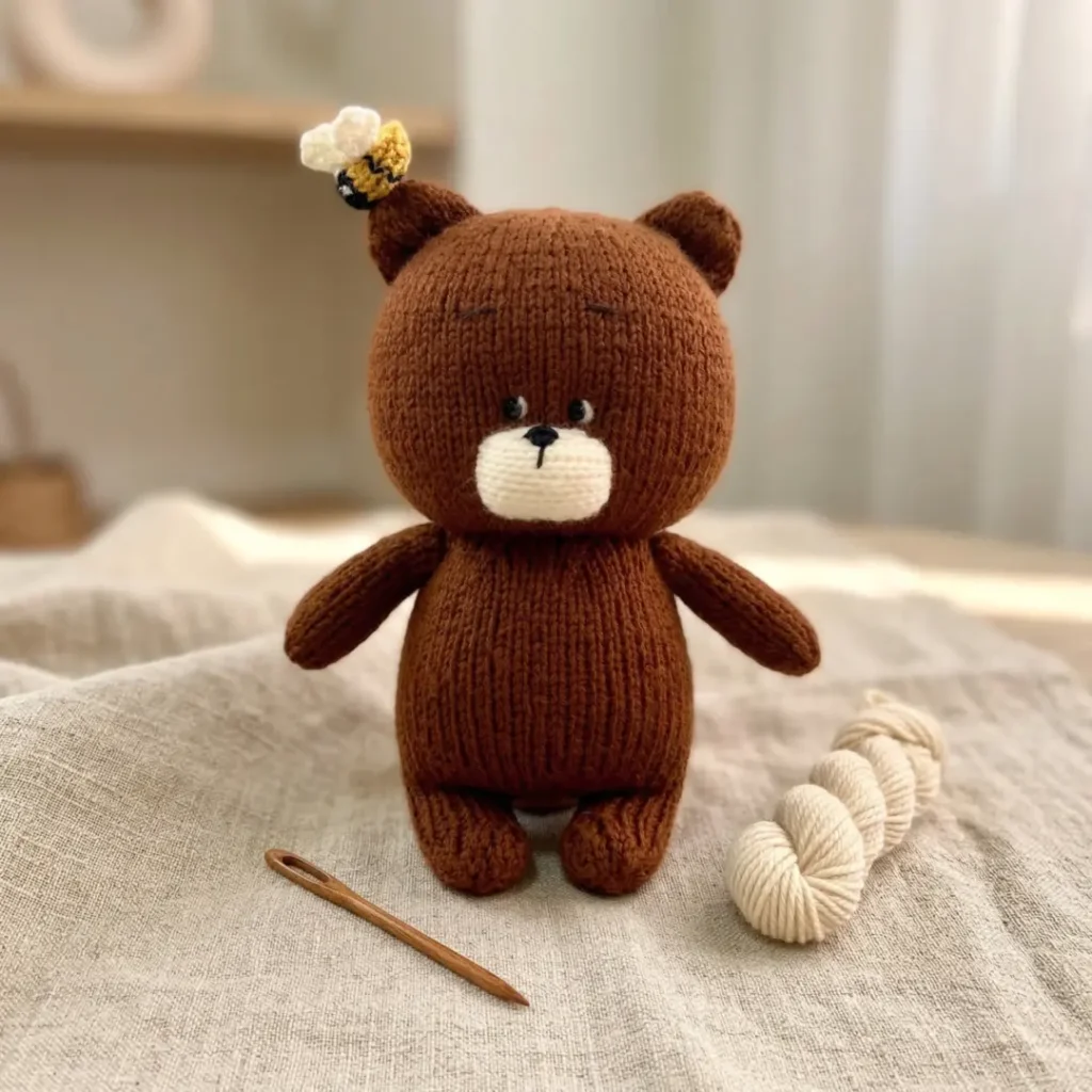 Classic 26cm Teddy Bear Knitting Pattern