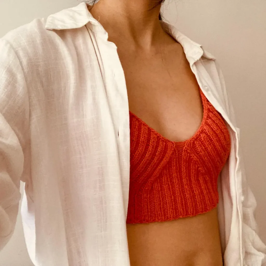 Classic Knit Bralette Top