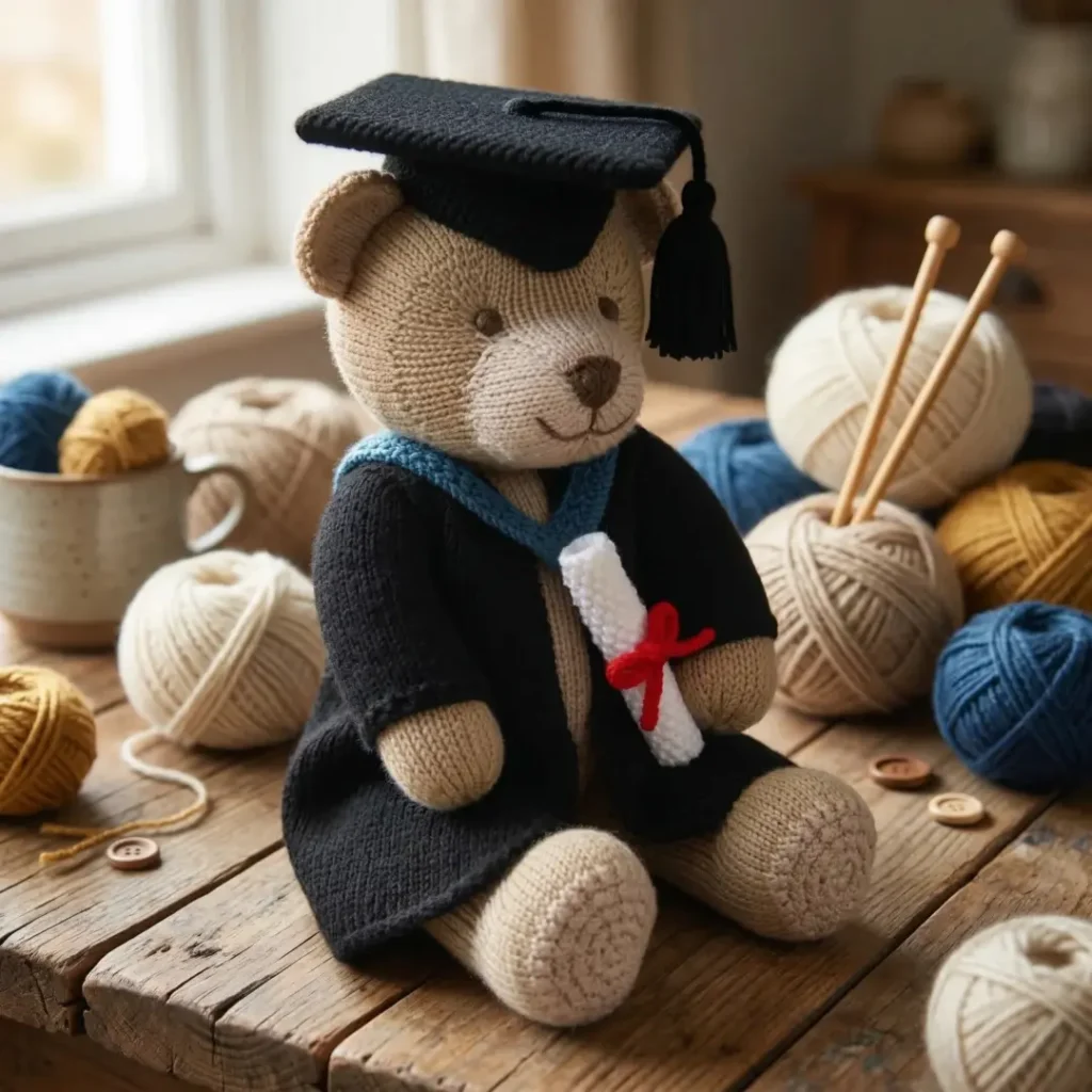 Classic Knit-a-Teddy Bear Pattern