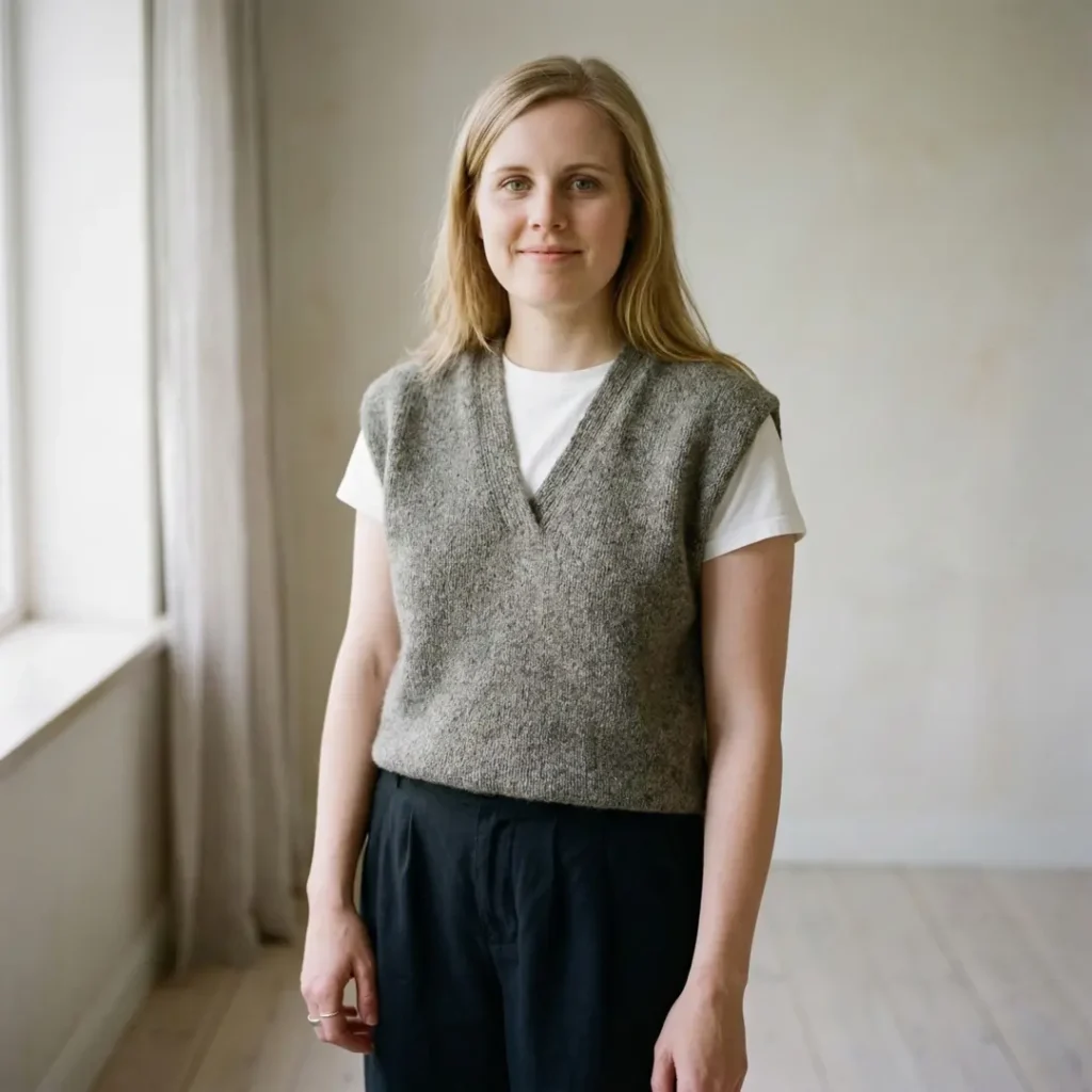 Classic Sweater Slipover Knitting Pattern