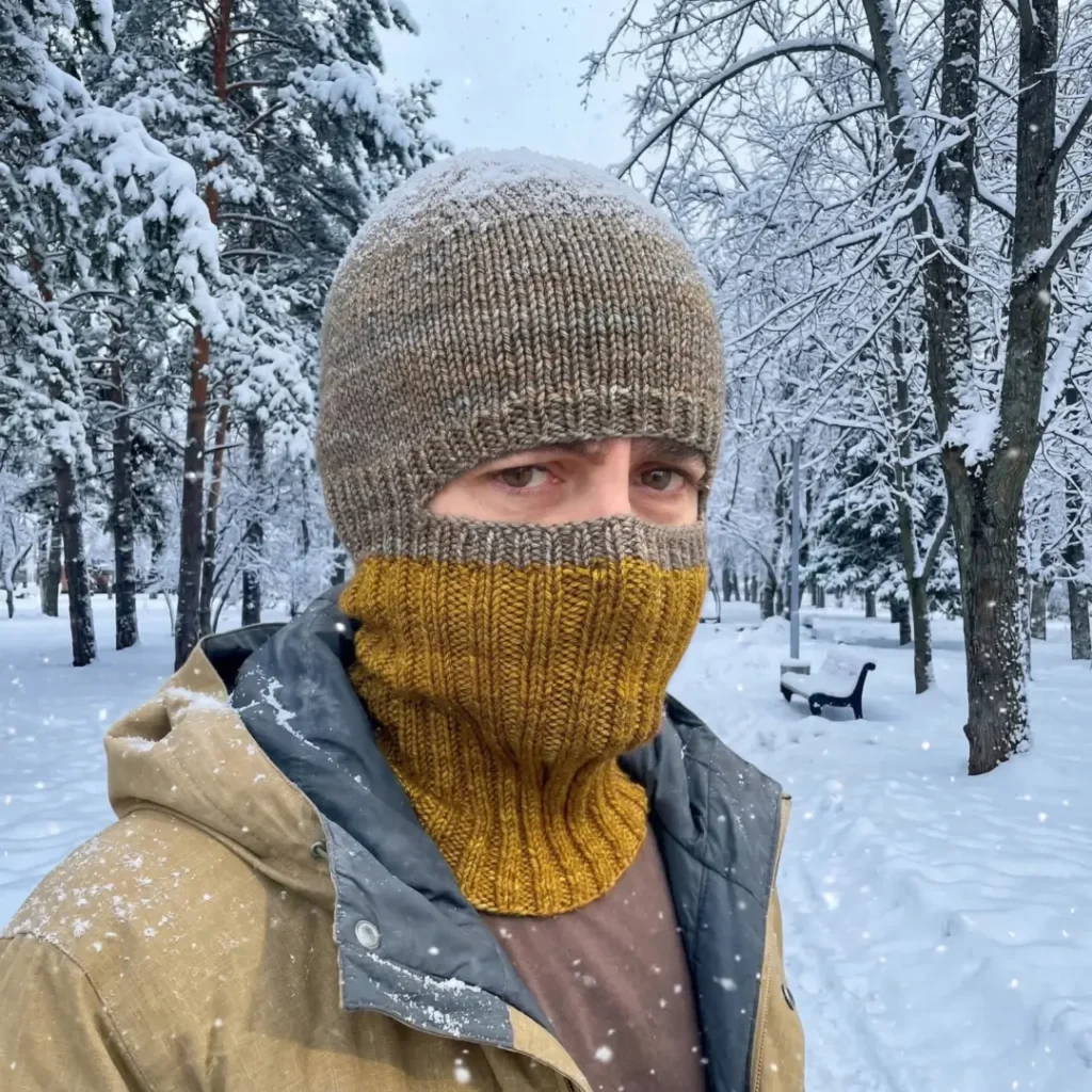 Convertible Knit Balaclava Hat