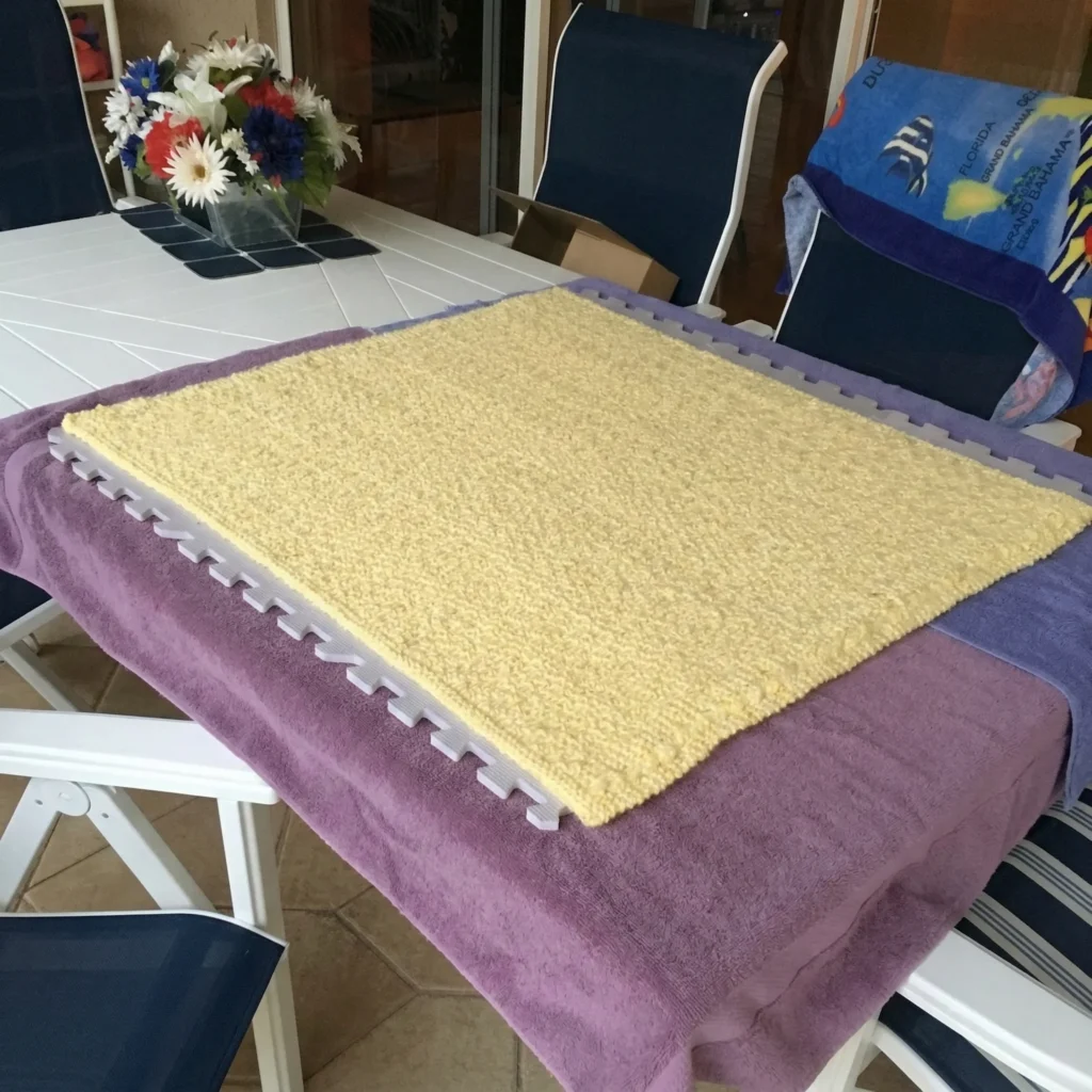Diagonal Rib Blanket