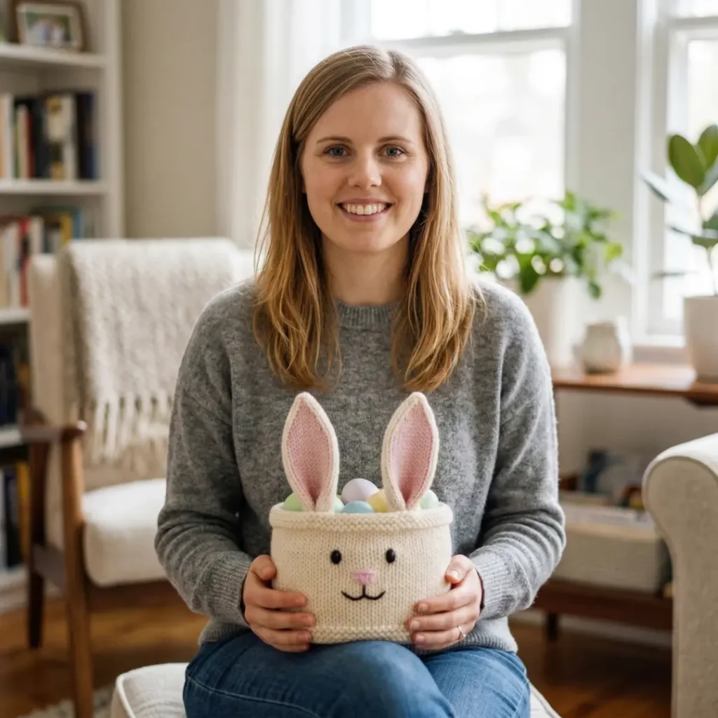 Easter Bunny Basket Knitting Pattern