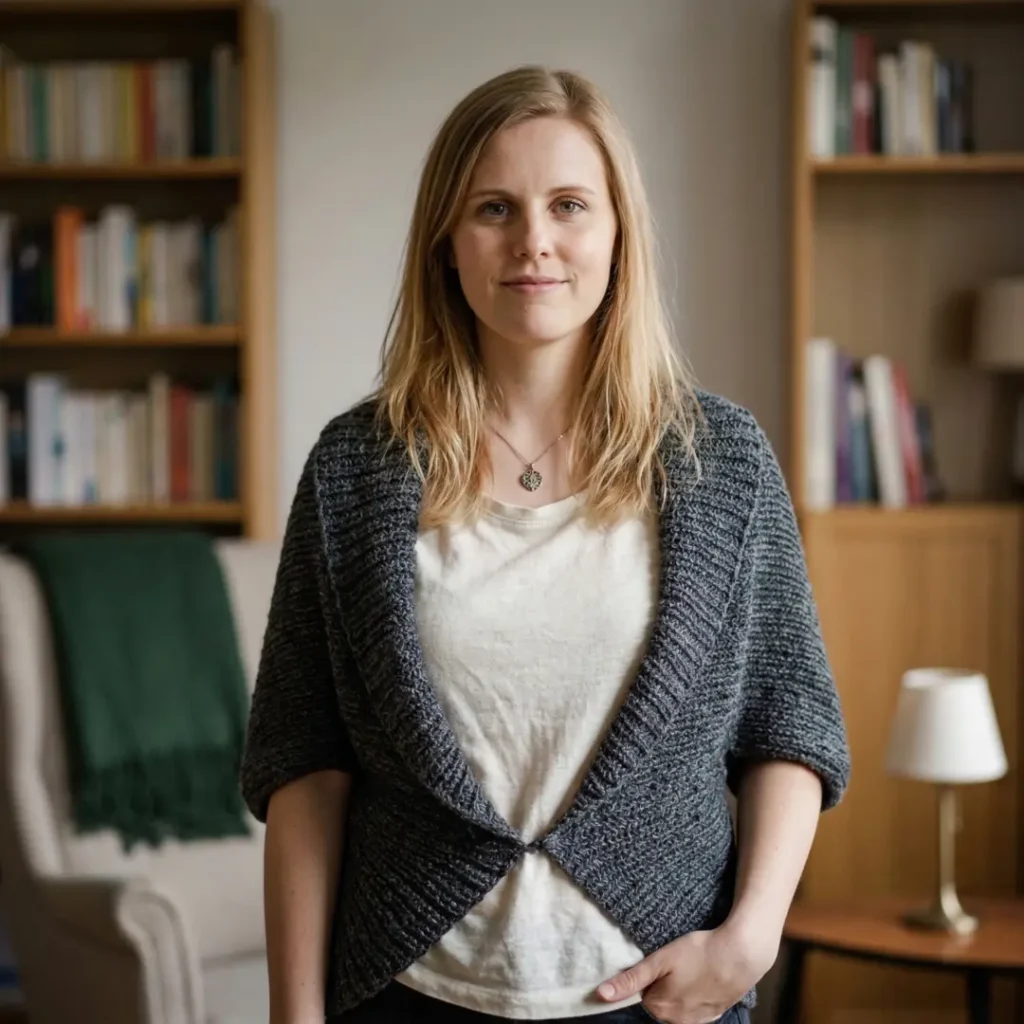 Easy Cocoon Shrug Knitting Pattern