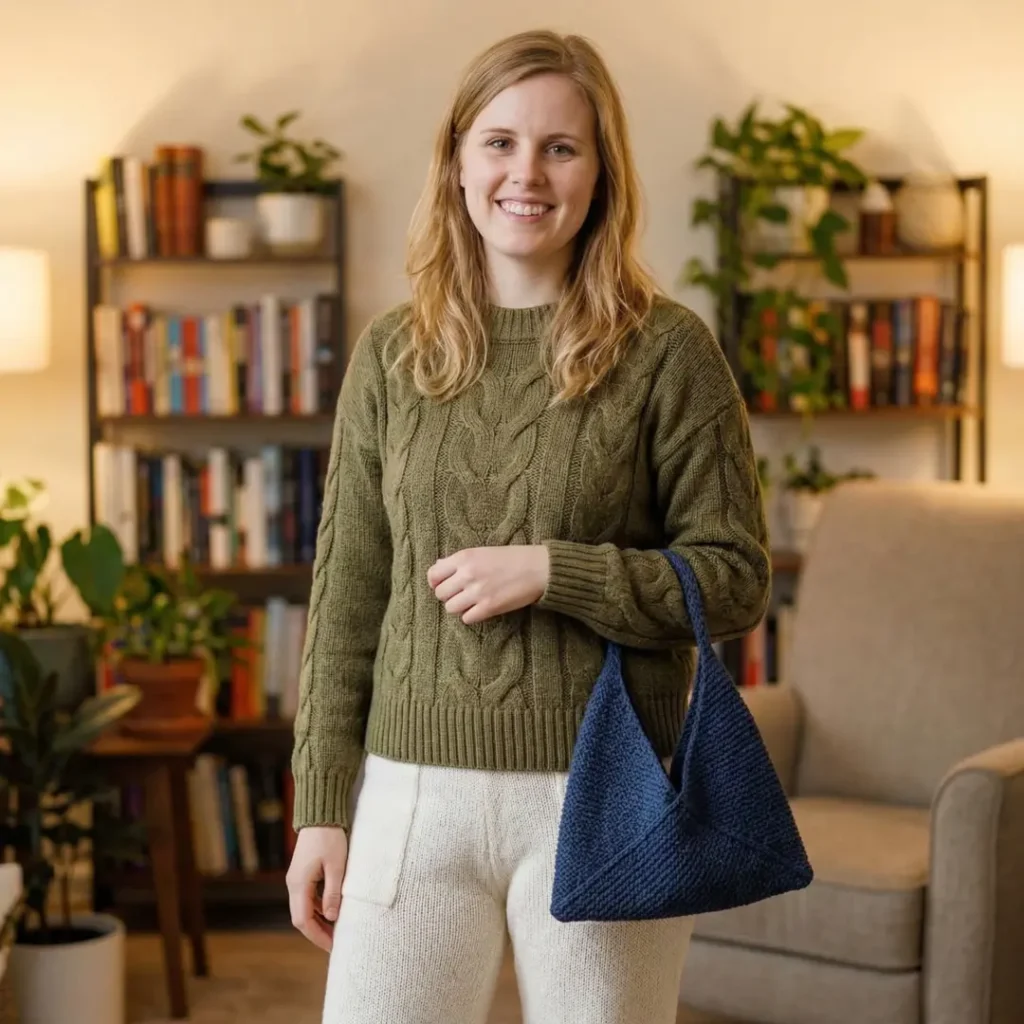 Easy Folded Knit Bag