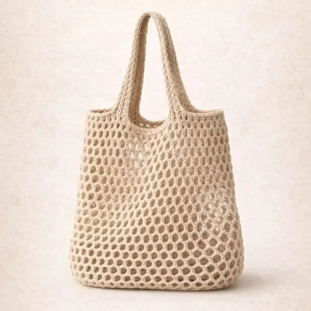 Easy Knit Tote Bag Easy Knit Tote Bag