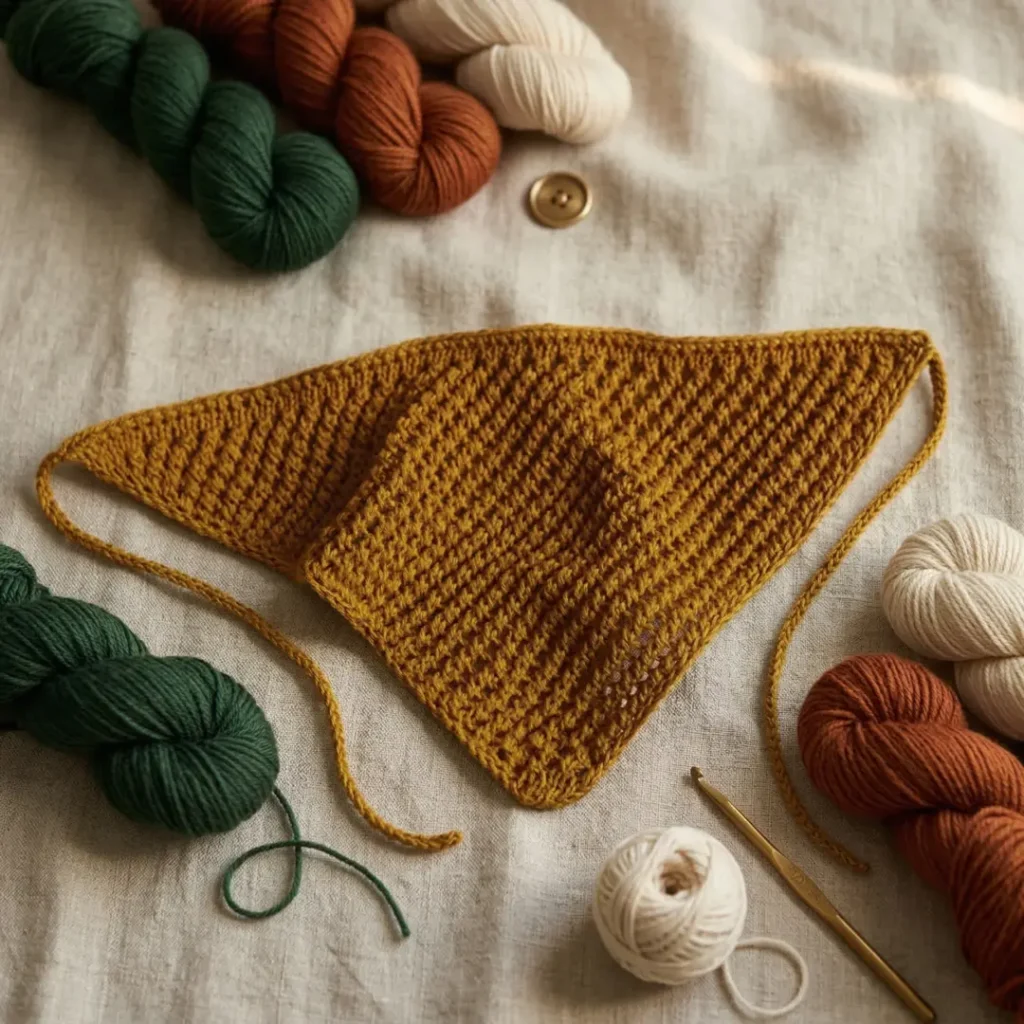 EasyKnitStudio Triangle Scarf