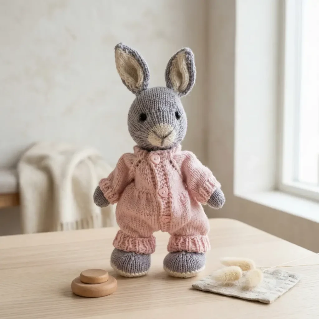 Elderberry Bunny with Outfits